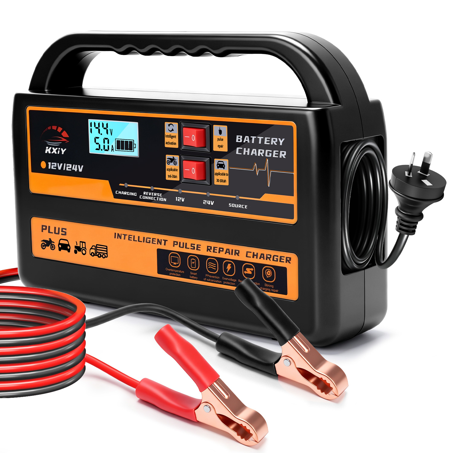 Car Accessories Uk - KXIY W08 12V/10A 24V/5A Car Battery
